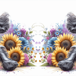 Cocker Spaniel in Flowers 15oz Mug - Render