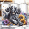 Cocker Spaniel in Flowers 20oz Tumbler - Lifestyle