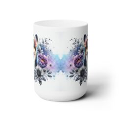Corgi in Flowers 15oz Mug - Front