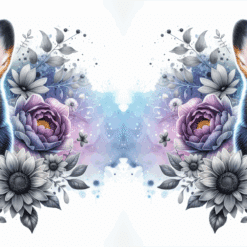 Corgi in Flowers 15oz Mug - Render