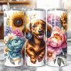 Dachshund in Flowers 20oz Tumbler