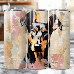 Doberman Pinscher 20oz Tumbler - Lifestyle