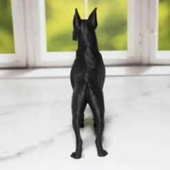 Doberman Standing Sculpture - Back