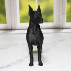 Doberman Standing Sculpture - Front