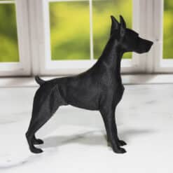 Doberman Standing Sculpture - Right