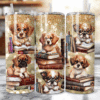 Dogs with Books 20oz Tumbler - Lifestyle
