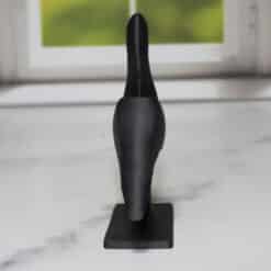 Elegant Minimalist Crane Sculpture - Back