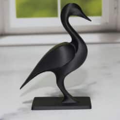 Elegant Minimalist Crane Sculpture - Right