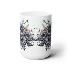Entlebucher Mountain Dog in Flowers 15oz Mug - Front