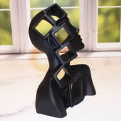 Fragments of Thought - Abstract Female Bust - Right