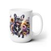 French Bulldog in Flowers 15oz Mug - Right