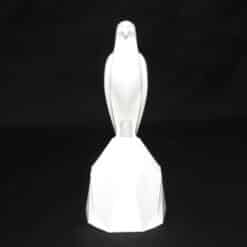 Geometric Falcon on Rock - Front