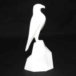 Geometric Falcon on Rock - Right