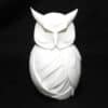 Geometric Guardian - A Bold Owl Sculpture - Front