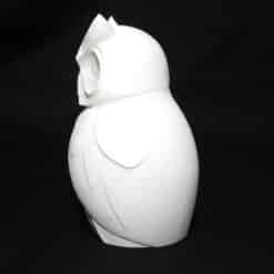 Geometric Guardian - A Bold Owl Sculpture - Left