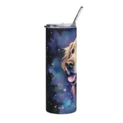 Golden Retriever 20oz Tumbler - Left