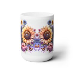 Havanese in Flowers 15oz Mug - Front