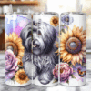Havanese in Flowers 20oz Tumbler - Lifestyle