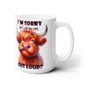 Highland Cow Sarcastic 15oz Mug - Right