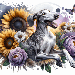 Ibizan Hound in Flowers 20oz Tumbler - Render