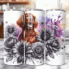 Irish Setter in Flowers 20oz Tumbler - Lifestyle