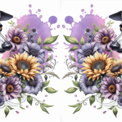 Italian Greyhound in Flowers 15oz Mug - Render