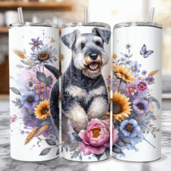Lakeland Terrier in Flowers 20oz Tumbler