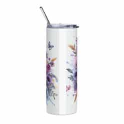 Lakeland Terrier in Flowers 20oz Tumbler - Back