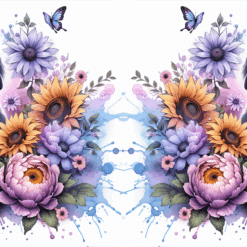 Leonberger in Flowers 15oz Mug - Render