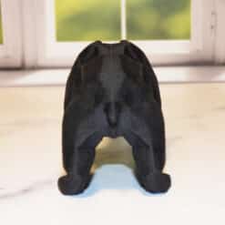 Low Poly Bear Sculpture - Back