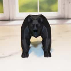 Low Poly Bear Sculpture - Front