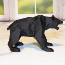 Low Poly Bear Sculpture - Right