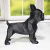 Low Poly French Bulldog Sculpture - Right