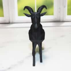 Low Poly Goat Sculpture - Front