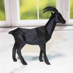 Low Poly Goat Sculpture - Right