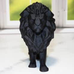 Low Poly Lion Sculpture - Front