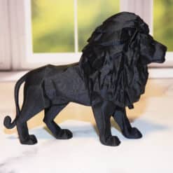 Low Poly Lion Sculpture - Right