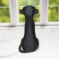 Low Poly Meerkat Sculpture - Back