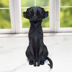Low Poly Meerkat Sculpture - Front