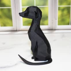 Low Poly Meerkat Sculpture - Left