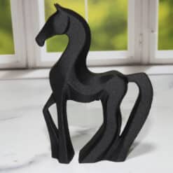 Low Poly Modern Horse Sculpture - Left