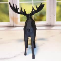 Low Poly Moose Sculpture - Back