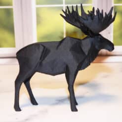 Low Poly Moose Sculpture - Right