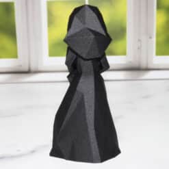 Low Poly Mother and Child Sculpture - Back
