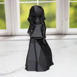 Low Poly Mother and Child Sculpture - Front