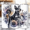 Manchester Terrier in Flowers 20oz Tumbler - Lifestyle