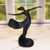 Minimalist Dancing Ballerina Sculpture - Front