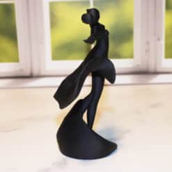 Minimalist Dancing Ballerina Sculpture - Right