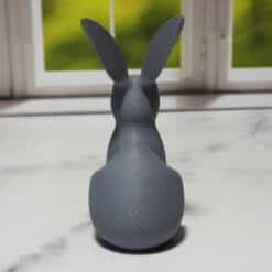 Modern Elegant Bunny Sculpture - Back
