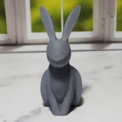 Modern Elegant Bunny Sculpture - Front